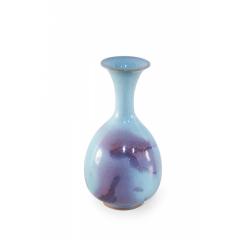 Chinese Blue and Purple Glazing Porcelain Vase - 4683005