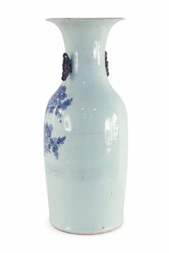 Chinese Blue and White Peacock Motif Porcelain Urn - 4200987