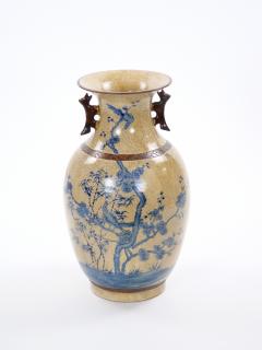 Chinese Blue and White Porcelain Decorative Vase with Phoenix Decoration - 4796294