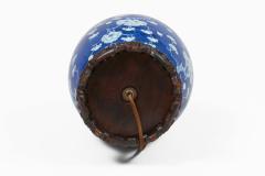 Chinese Blue and White Porcelain Prunus Ginger Jar Lamp - 4686224