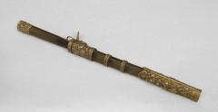 Chinese Bone and Metal Dagger - 4409335