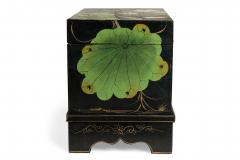 Chinese Box on Base with Paintings of Birds and Plants - 4675669