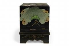 Chinese Box on Base with Paintings of Birds and Plants - 4675671