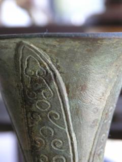 Chinese Bronze Beaker Gu Vase - 568362