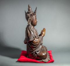 Chinese Bronze Sculpture of a Seated Buddha - 1920214