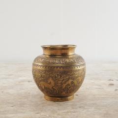Chinese Bronze Vase Decorated with Horses - 2141253