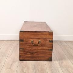 Chinese Camphor Brass Mounted Campaign Trunk circa 1890 - 4824927