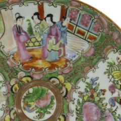 Chinese Canton Style Porcelain Plates - 4321214