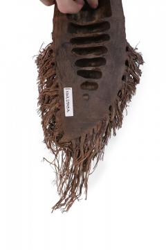 Chinese Carved Bamboo Root Face Wall Hanging - 4519947