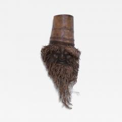 Chinese Carved Bamboo Root Face Wall Hanging - 4522904