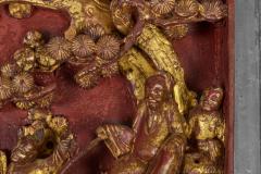 Chinese Carved Decorative Panels Pair - 4686409