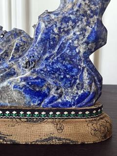 Chinese Carved Lapis Lazuli Scholar Stone - 2786798