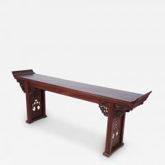 Chinese Carved Wooden Altar Table Console - 2802172