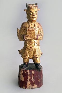 Chinese Carved Wooden Figure - 1944722