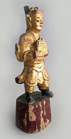 Chinese Carved Wooden Figure - 1944724