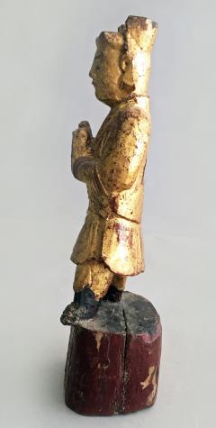 Chinese Carved Wooden Figure - 1944725