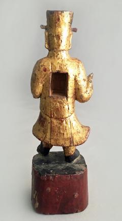 Chinese Carved Wooden Figure - 1944726