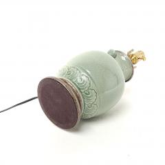 Chinese Celadon Vase Now a Lamp circa 1930 - 2827556