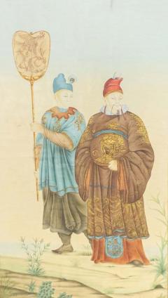 Chinese Chinoiserie Scene Portrait - 4539358