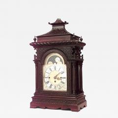 Chinese Chippendale Mahogany Mantel Clock - 4630873