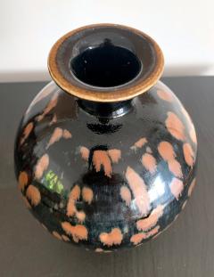 Chinese Cizhou Ceramic Vase with Russet Splash Glaze - 1201931