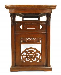 Chinese Elmwood Filigree Console Table - 1428636
