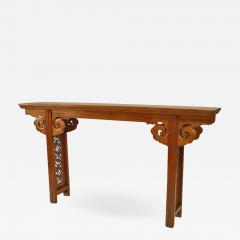 Chinese Elmwood Geometric Altar Console - 1430447