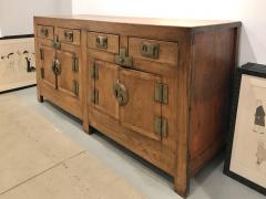 Chinese Elmwood Sideboard Qing Dynasty 19th Century - 3903063