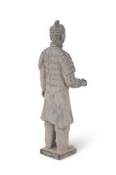 Chinese Emperor of Qin Mausoleum Style Terracotta Warrior Statue - 4409002