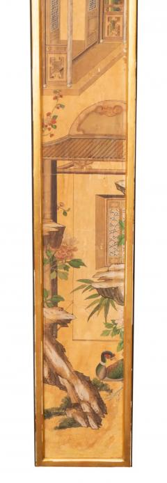 Chinese Export 18th Century Wallpaper Framed Panel - 4137016