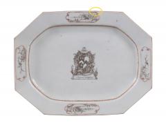 Chinese Export Armorial Platter with the Arms of Samuel Vaughan c 1750 - 4456004
