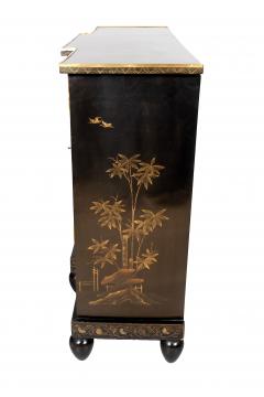 Chinese Export Black Lacquer Credenza - 4474213