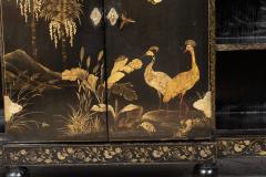 Chinese Export Black Lacquer Credenza - 4474241