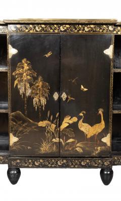 Chinese Export Black Lacquer Credenza - 4474248