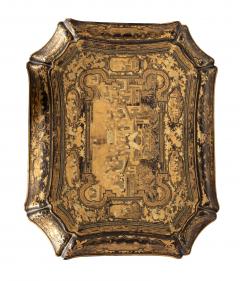 Chinese Export Black Lacquer Game Box - 4474442