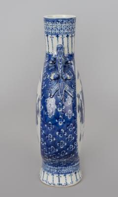 Chinese Export Blue and White Moon Flask - 788927