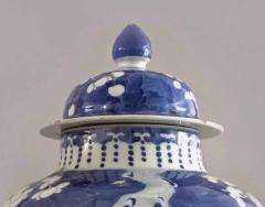 Chinese Export Blue and White Prunus Vase and Lid - 865367