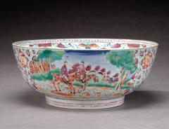 Chinese Export Bowl with Hunt Scenes - 678619