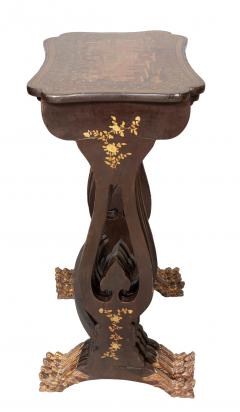 Chinese Export Brown Lacquer Quartetto Tables - 4723444
