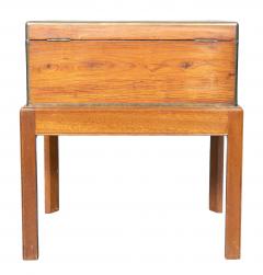 Chinese Export Campaign Camphorwood Box On Stand - 4706583