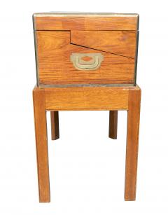 Chinese Export Campaign Camphorwood Box On Stand - 4706610