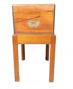 Chinese Export Campaign Camphorwood Box On Stand - 4706617