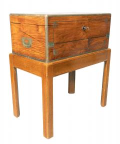 Chinese Export Campaign Camphorwood Box On Stand - 4706620