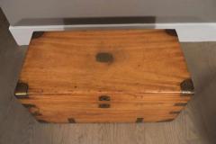 Chinese Export Camphorwod Sea Chest or Campaign Trunk - 271572