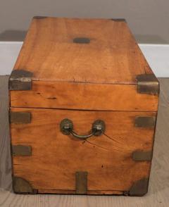 Chinese Export Camphorwod Sea Chest or Campaign Trunk - 271574