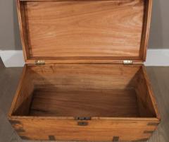 Chinese Export Camphorwod Sea Chest or Campaign Trunk - 271575