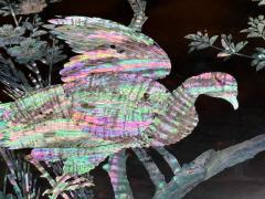 Chinese Export Ebonized Wood Mother of Pearl Center Table China 1900 - 4423699