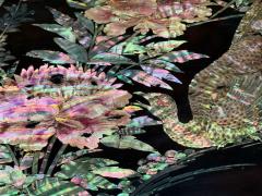 Chinese Export Ebonized Wood Mother of Pearl Center Table China 1900 - 4423700