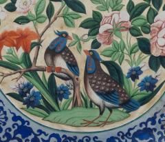 Chinese Export Framed Watercolor of Birds - 3949823