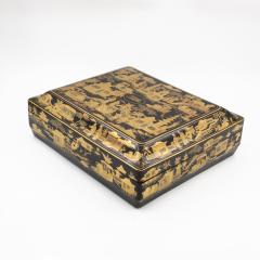 Chinese Export Gaming Box with Chinoiserie Decoration Circa 1890 - 3988280